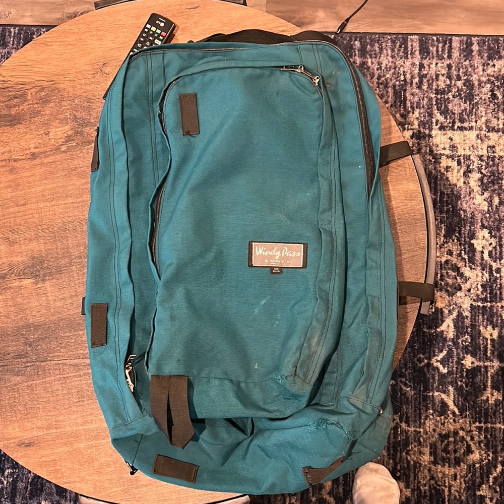 Vintage 80s duffle bag/backpack combo Windy Pass by the North Face